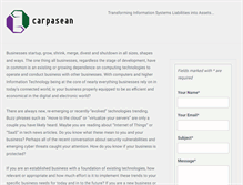 Tablet Screenshot of carpasean.com